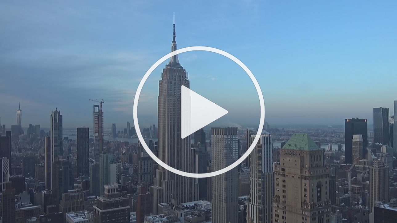 Live Webcam Empire State Realty Trust, Midtown Manhattan, New York City - United States