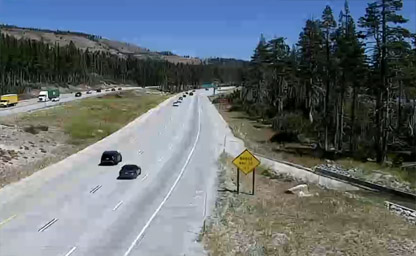 Hwy 80 at Castle Peak