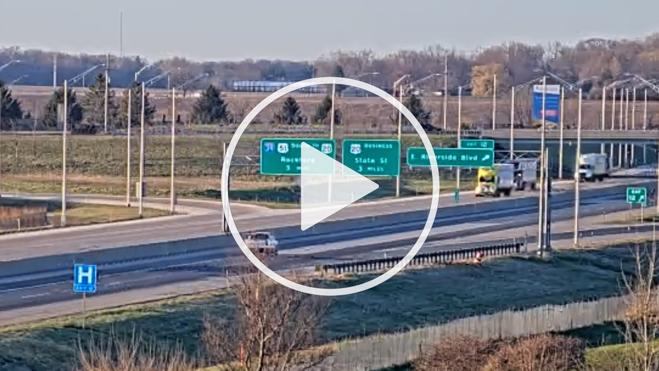 Live Webcam Interstate 90, Rockford, Illinois - United States